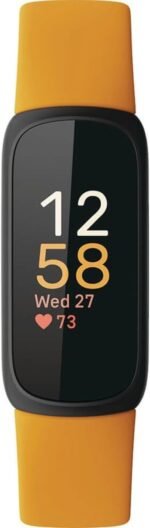 Health &-Fitness-Tracker with Stress Management, Workout Intensity, Sleep Tracking, 24/7 Heart Rate and more, Morning Glow/Black, One Size (S & L Bands Included) - Image 2