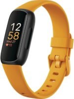 Health &-Fitness-Tracker with Stress Management, Workout Intensity, Sleep Tracking, 24/7 Heart Rate and more, Morning Glow/Black, One Size (S & L Bands Included)