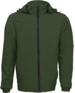 Men's Cycling Rain Jackets Waterproof Running Bike Windbreaker Lightweight Packable Hooded Jacket