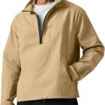 Men's Golf Quarter Zip Pullover with Zipper Pockets Track Jackets Lightweight Windbreaker Hiking Sweatshirt