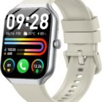 Smart Watch for Men Women(Answer/Make Call), 1.96" HD Smartwatch  Fitness Watch with 110+ Sport Modes/Heart Rate/Sleep Monitor/Pedometer,  Waterproof Fitness Activity Tracker for  iOS