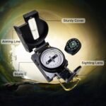 Compass Hiking Survival Gear, Backpacking Field Scout Compas for Girl Boy, Durable Map Reading Geology Activities Hunting Camping Navigation - Image 2