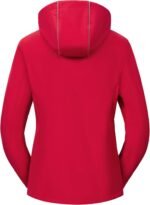 Women Softshell Jacket Lightweight Fleece Lined Rain Jacket Waterproof Warm Windbreaker Coat With Removable Hood - Image 2