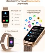 Smart Fitness Watch for Women, Activity Tracker 24/7 Heart Rate Blood Oxygen Sleep Monitor, Calorie Step Counter Pedometer  Waterproof for  and - Image 2