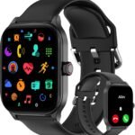 Smart Watch (Answer/Make Call), 2.01" Smartwatch for  Phones and  with Heart Rate,Sleep Monitor,Pedometer, 100+Sports Fitness Watch,  Waterproof Fitness Tracker for Men Women