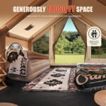 Inflatable Camping Tent, Flagship Waterproof Glamping Tent 5 MINS Instant Setup Blow Up Tents, Bathtub-Style  Base Air Tents - Image 2